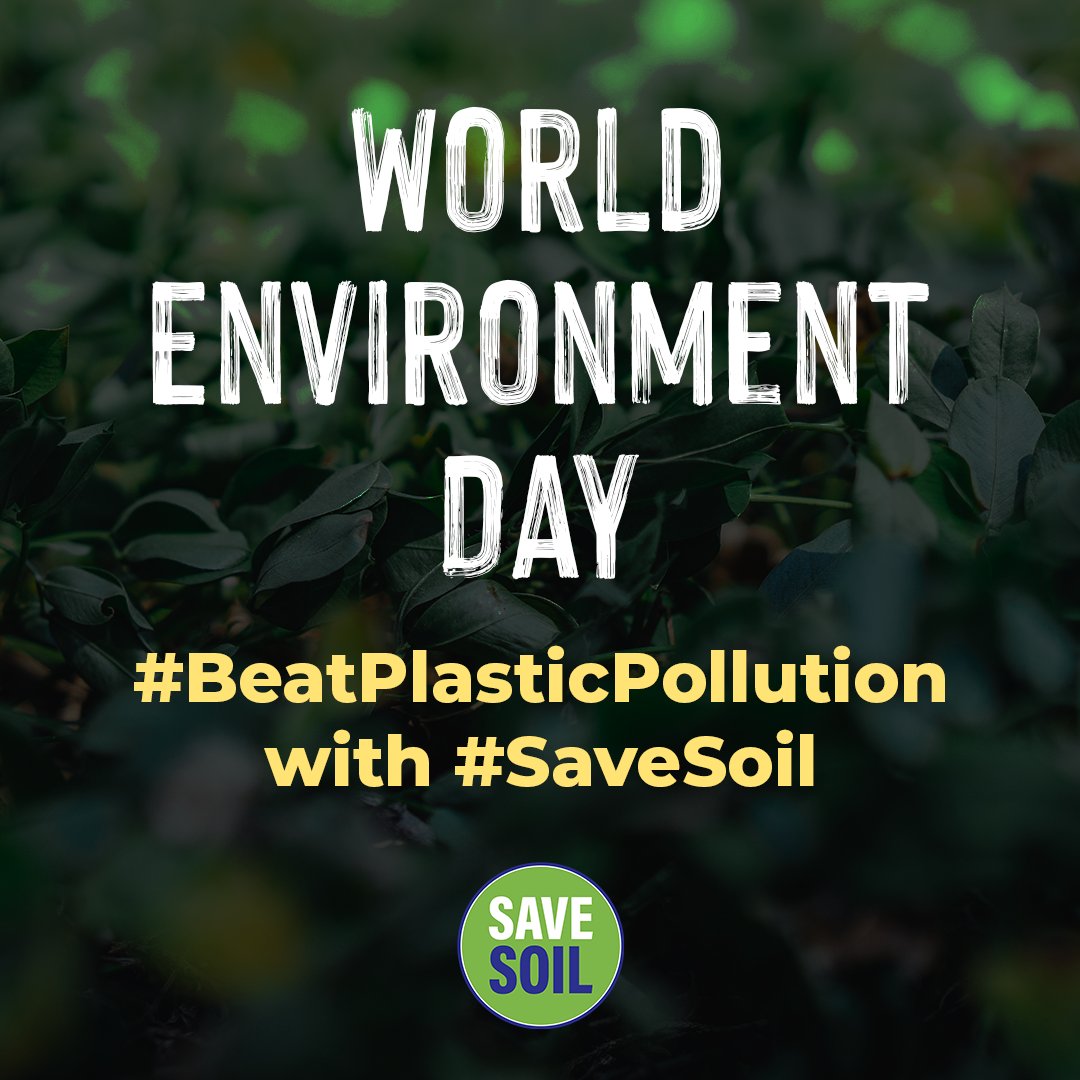 cpsavesoil's tweet photo. This World Environment Day, let’s take a small step towards a more conscious lifestyle with a few simple buying choices that can help keep damaging plastics away from contaminating the Soil.

https://t.co/z6MmqLXuw6

#savesoil #beatplasticpollution #beatplasticsavesoil https://t.co/vlz18Z4IWZ