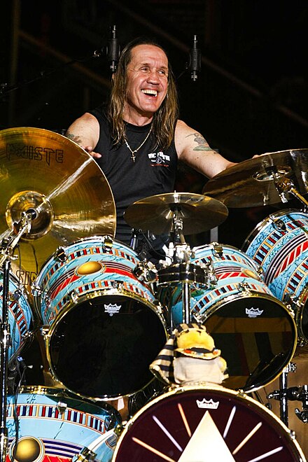 Happy birthday to my favorite drummer of all time, Nicko Mcbrain 