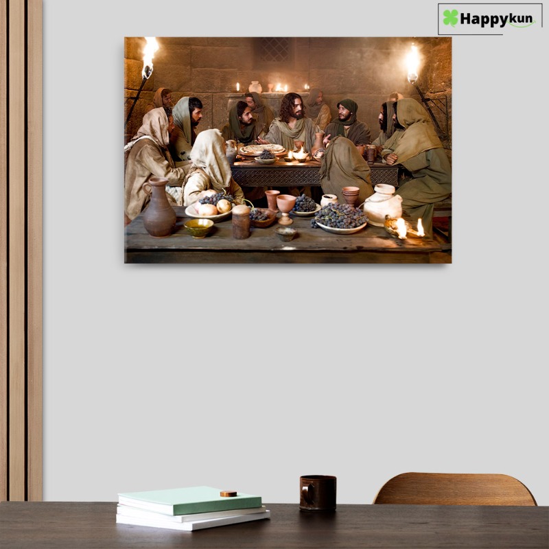 Happykunstore's tweet photo. ✨ Elevate your space with our Last Supper Canvas Wall Art. Immerse yourself in timeless beauty of this masterpiece. Elevate your space with sophistication and meaning. Get yours today! 🎨✨ #LastSupper #Art #HomeDecor"
