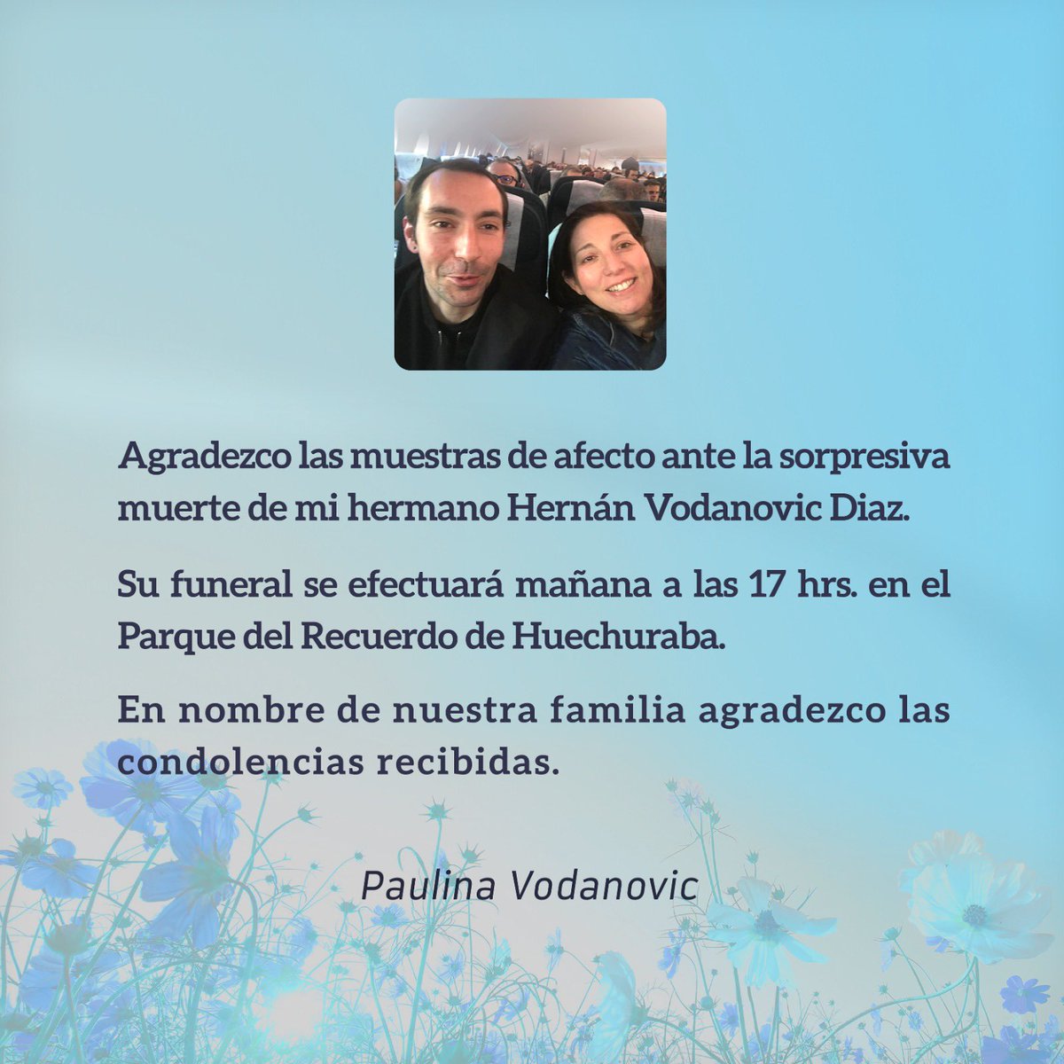 Paulina Vodanovic tweet media