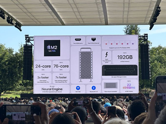 alraya_n's tweet photo. #مؤتمر_ابل | أبل تعلن عن مواصفات أجهزة #Mac_Studio الجديدة
#جريدة_الراية #WWDC23 #AppleEvent