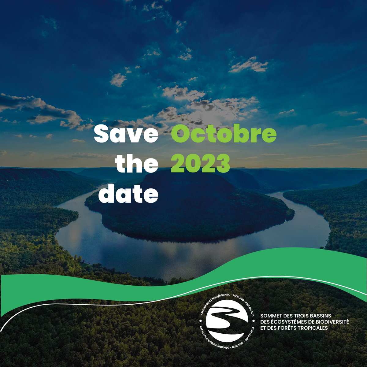 Amazonia - Congo - Borneo-Mekong - Southeast Asia, the Summit of the Three Basins of Biodiversity Ecosystems and Tropical Forests, will take place in October 2023. It aims to create a global alliance, structuring the three ecosystems that represent 80% of global biodiversity.