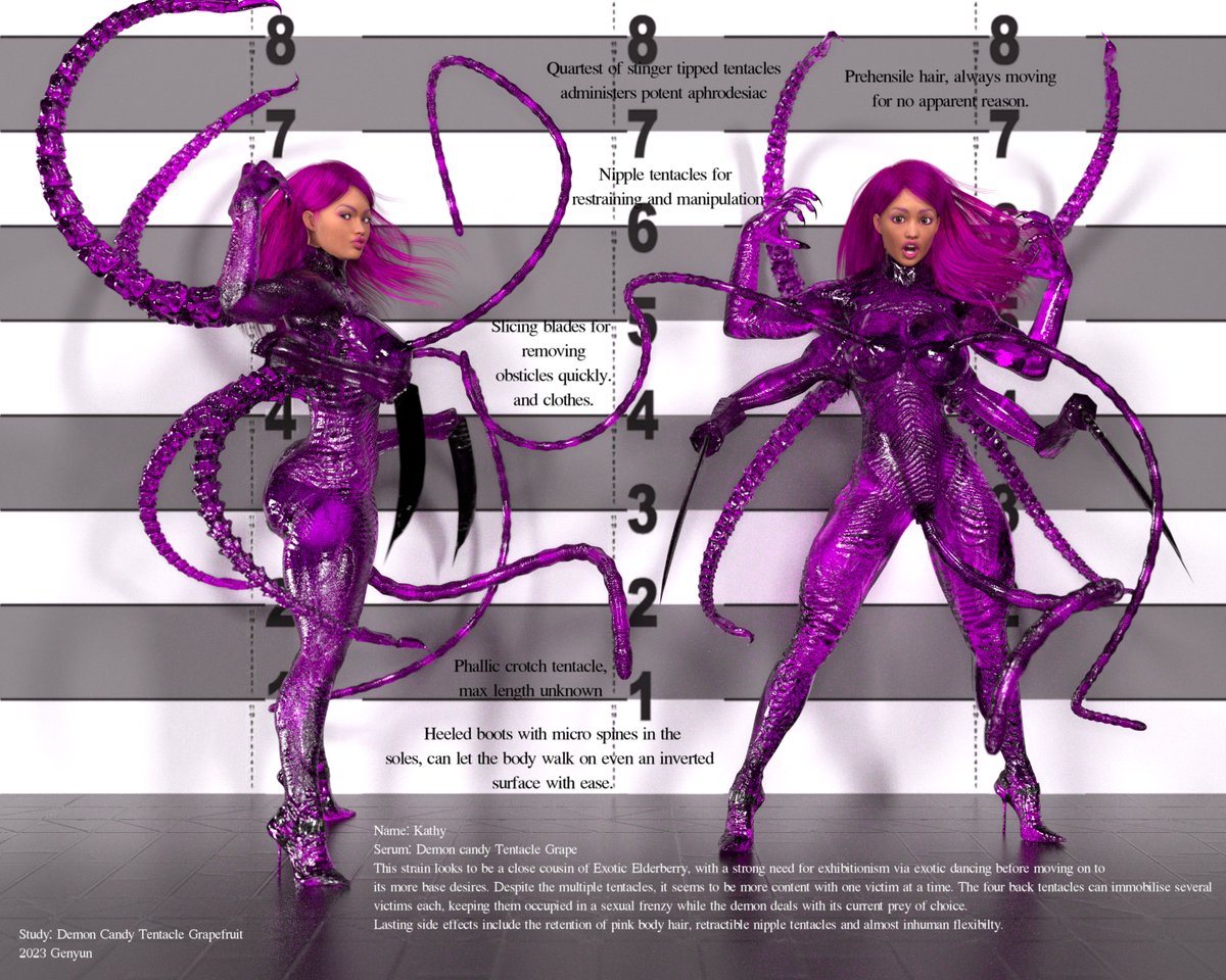 GenuineGenyun's tweet photo. Before: https://t.co/IIiHU1TNK7
After: https://t.co/wBv2uCOCKp
#demoncandy #transformation #tentacles #stingers #poledancer #lossofautonomy #lossofcontrol https://t.co/JVG8spKl6p