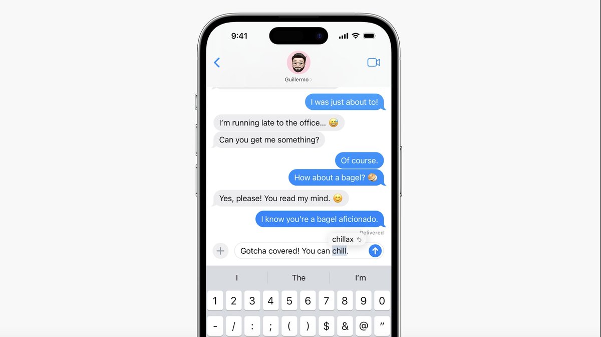 Autocorrect finally gets better with #iOS17 
#WWDC23