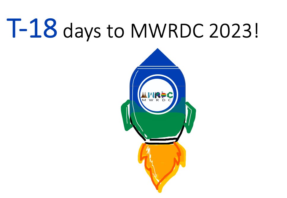 MWRDC 2023 is just 18 days away! Can't wait! 🚀🌟#mwrdc2023🎉 #countdownbegins #diversityinchemistry #DEI #seeyousoon #chemtwitter #academics #industry #nontraditionalcareers #careerdevelopment #personaldevelopment