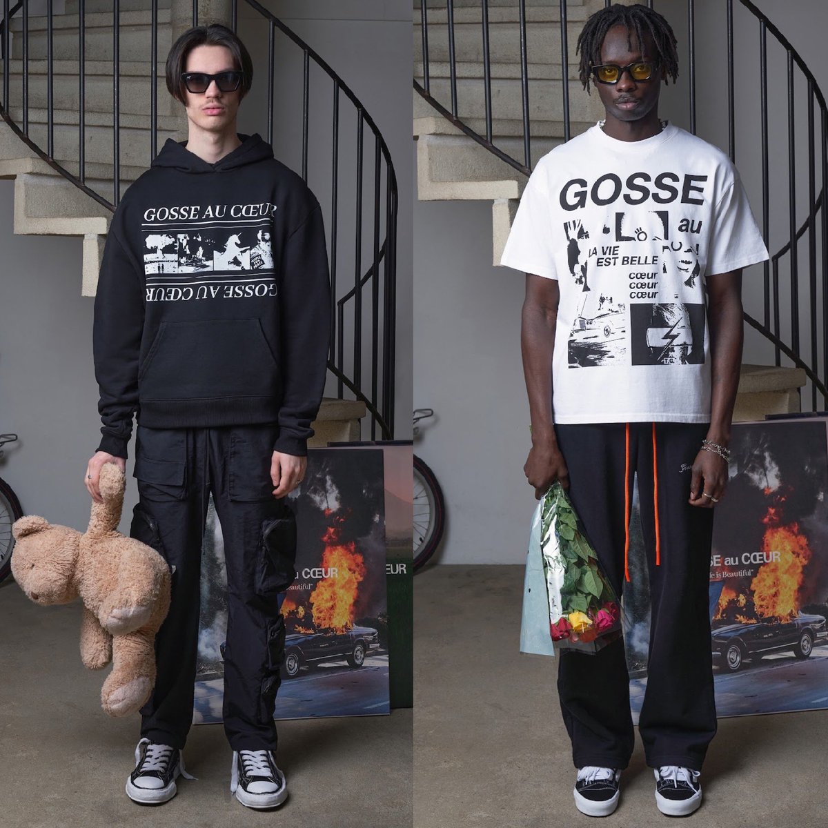 StreetFashion01's tweet photo. GOSSE au COEUR “Life Is Beautiful” Collection (2023) https://t.co/HujSHMWyiV