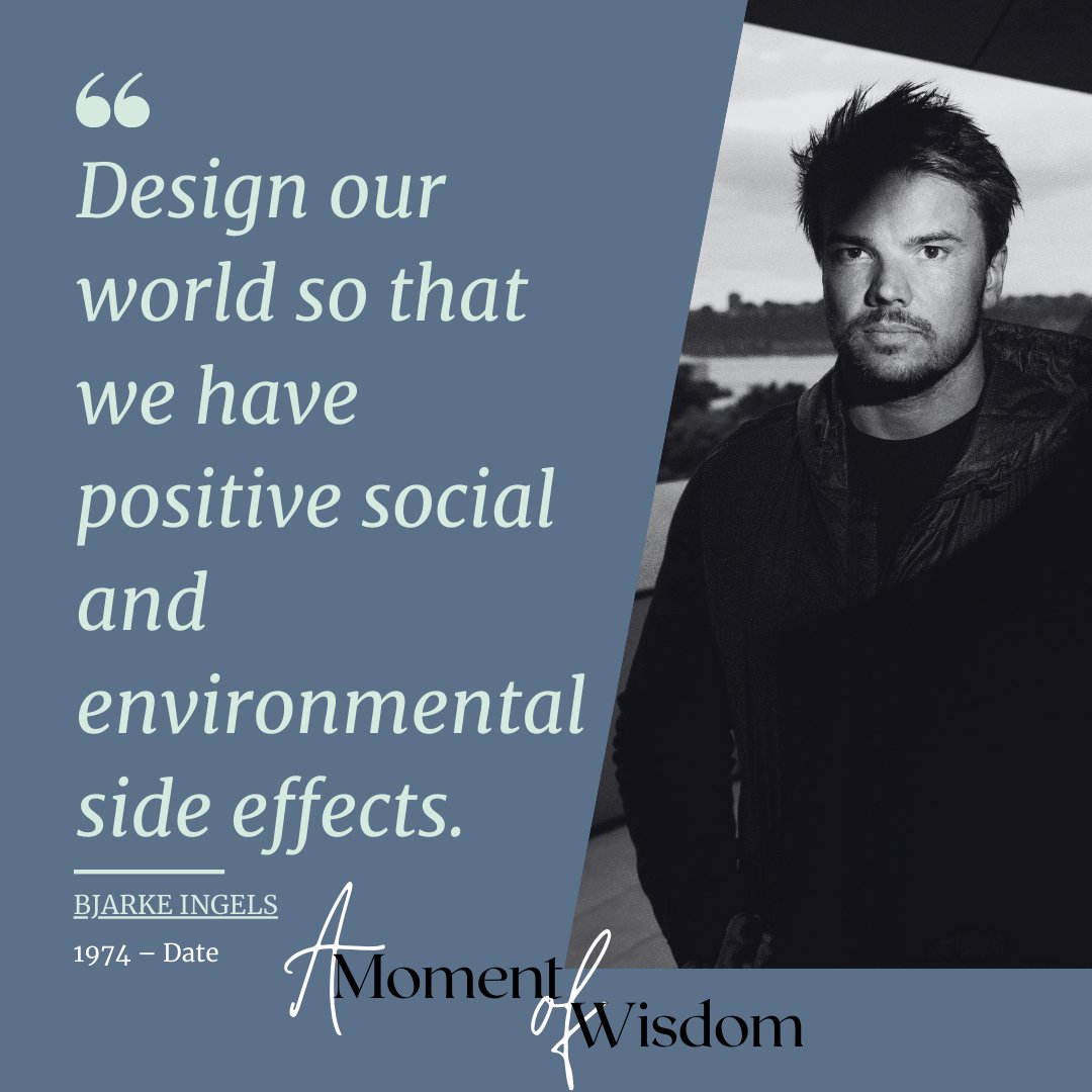 How long until we are brave enough to try?

#BjarkeIngels
#DesignForGood
#PositiveImpact
#SocialResponsibility
#EnvironmentalSustainability
#EthicalDesign
#CreatingChange
#SocialGood
#SustainableLiving
#ConsciousDesign
#ImpactfulDesign
#DesigningForTheFuture
#BetterWorldDesign
