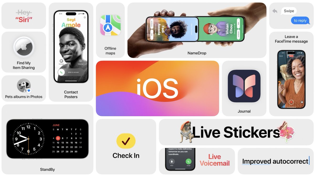 Everything new in iOS 17 #WWDC23