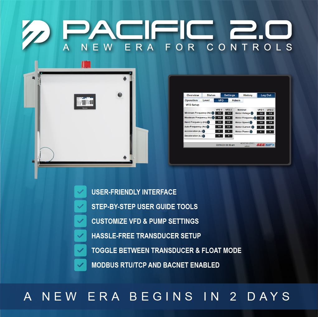 seewater's tweet image. You can easily configure the VFDs on your Parabola® control panels with Pacific 2.0! Our new software allows you to enter pump specifications &amp;amp; input nameplate data directly into the user interface.
Give us a call at 1.888.733.9283 to learn more!
#Parabola #VFD #SoftwareLaunch