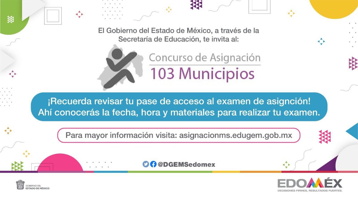 cbtcalix's tweet photo. #Aspirante 
Para que puedas conocer el día, hora, lugar y materiales para realizar la aplicación del examen de asignación a la #EducaciónMediaSuperior de los #103MunicipiosEdoméx, debes revisar detalladamente tu pase de acceso al examen en:  https://t.co/xECS73xERB https://t.co/6IGnqU3fkW