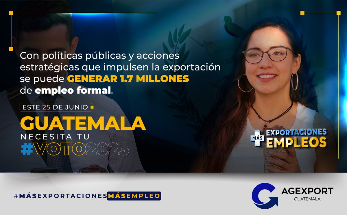 Con políticas públicas y acciones estratégicas de país se pueden aumentar las exportaciones en $13.500 millones para generar crecimiento económico y creación de empleo en 4 años. 
#MásexportacionesMásempleo 
bit.ly/3C9Q0g4