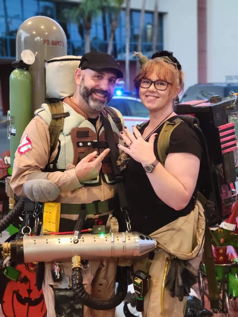 GhostbusterJ86's tweet image. My dear friends Ash and Jason are getting married this Saturday at Ghostbusters HQ (Hook and Ladder 8) in New York.

Anyone know any Ghostbuster related folks that might be able to send them some congratulations? 

@JasonReitman @dan_aykroyd @finnwolfhard @MckennaGraceful