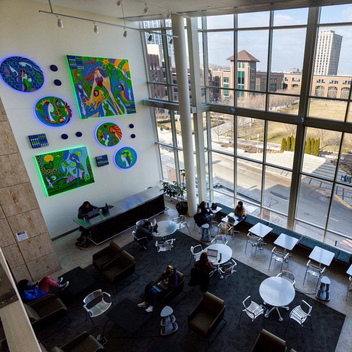 LoyolaChicago's tweet photo. Statues and sculptures and stained glass, oh my! Discover 10 facts you didn't know about the works of art that have become iconic symbols of our community: https://t.co/uOgpTGbFyi https://t.co/AlPMgEOZmk