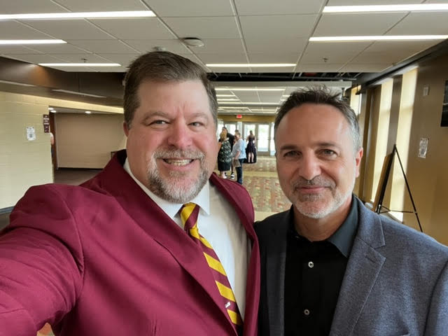 rlehmanED's tweet photo. Thank you Jeff Schroedl @JeffSchroedl , JHS Class of 1990, for being the 2023 @GoJHSEagles Graduation Keynote Speaker! Excellent message to the senior class!  #mentorship #FirstAttemptInLearning #Grit #Resilience #FindYourPassion https://t.co/8u5yjUhAOY