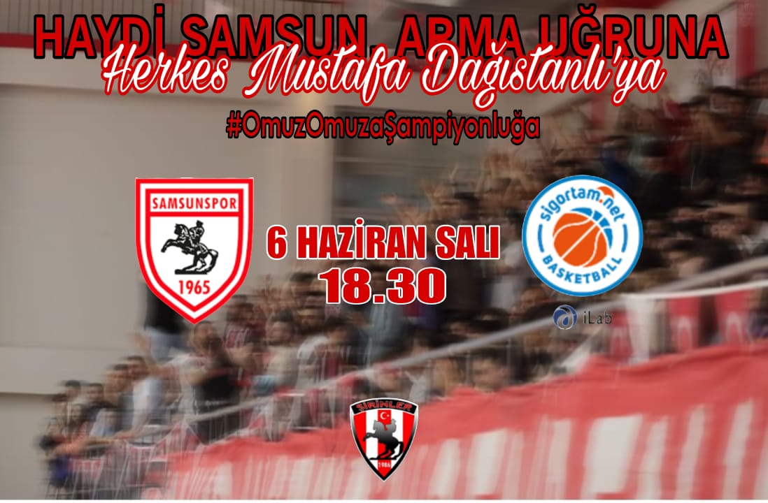 HAYDİ SAMSUN! 

ARMA UĞRUNA

HERKES

MUSTAFA DAĞISTANLIYA! 
@SSBasketbol
#OmuzOmuza