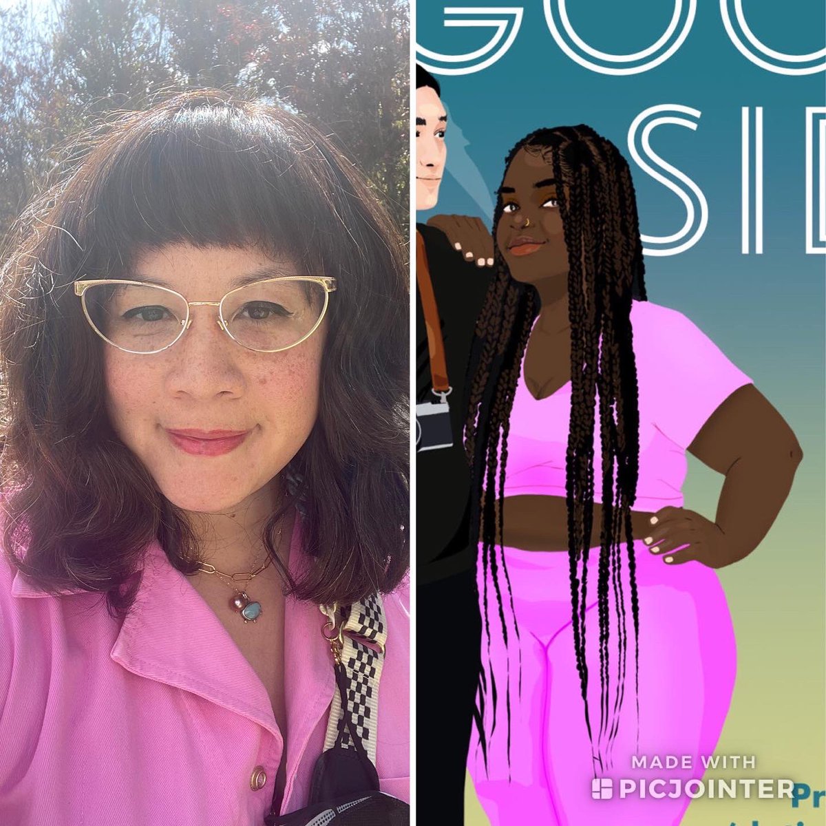 What a time we all had at @rebekahweatherspoon’s launch for HER GOOD SIDE! Love, laughs, and the joy of watching a rollicking conversation with another fave, @lizapalmer! Oh, and I tried to match the heroine’s color story! Congrats! 💖 Thanks to @paulayoo for the group pix!