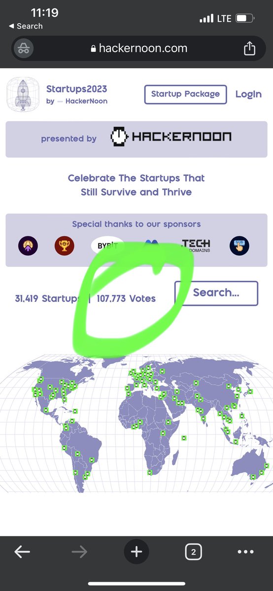 DavidSmooke's tweet image. The first 107,773 votes are in! Nominate, vote, and discover the world’s most interesting startups 👉 HackerNoon.com/startups
#startup #startups #hackernoon