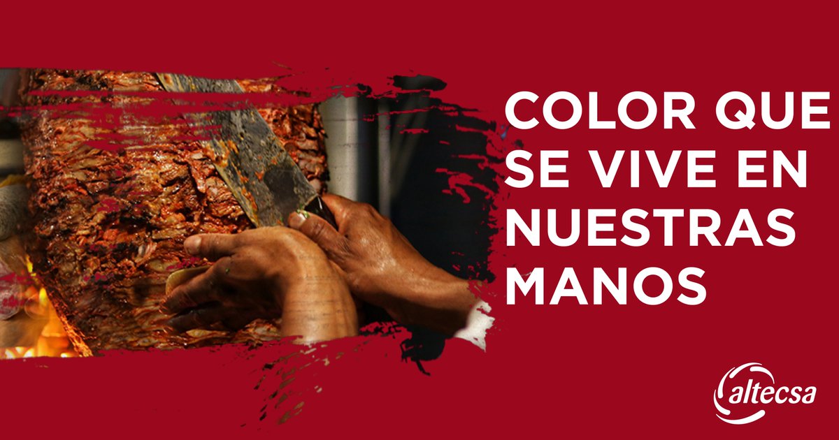 AltecsaIngred's tweet photo. El #color cuenta la historia de nuestra cultura, nuestros sabores y acompaña la experiencia. En #Altecsa somos los #especialistasdelcolor para la industria de #alimentosybebidas.
🌮

#colorantesnaturales #sincolorantesartificiales #formulacióndeproductos #lonaturalesinnovar #taco https://t.co/1qs4G5qo3X