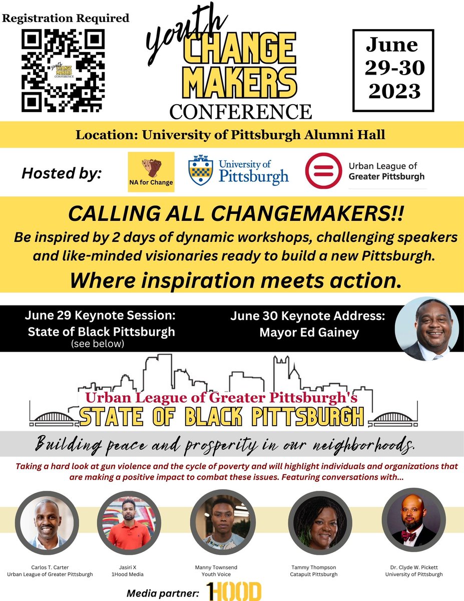 Calling all ChangeMakers. Register now for the Youth ChangeMakers Conference: ulpgh.org/event/youth-ch…