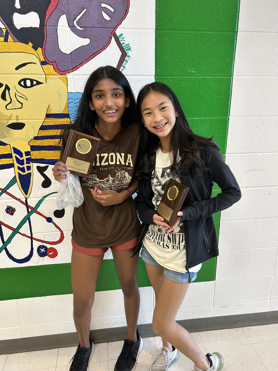 Congrats to Sai and Emma, this year’s winners of the Gamma Citizenship Award!