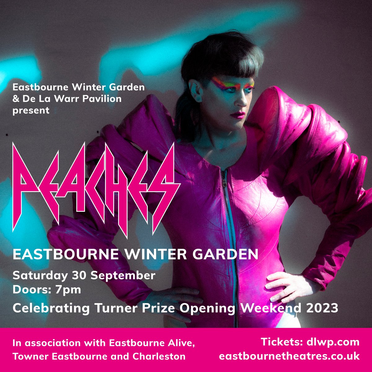 New UK date! I’ll be at the Eastbourne Winter Garden on Sept 30 ⚡️ Member presale Tuesday 6 June, 10am General on sale Friday 9 June, 10am dlwp.com/event/peaches/