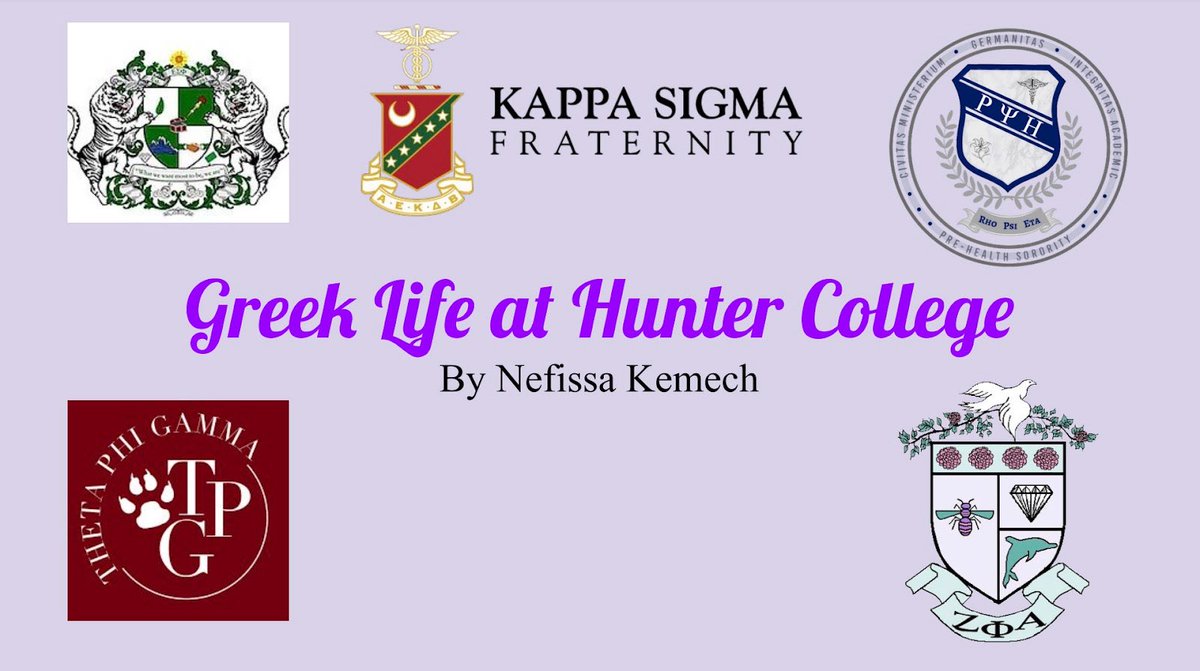 HunterAthenian's tweet photo. NEW: Despite negative and lonely stereotypes surrounding commuter schools, students at Hunter College still have a chance of having fun and fostering lifelong friendships. Fraternities and sororities at the school are alive and looking for more members to rush in the fall! https://t.co/6BEB0Li2zc