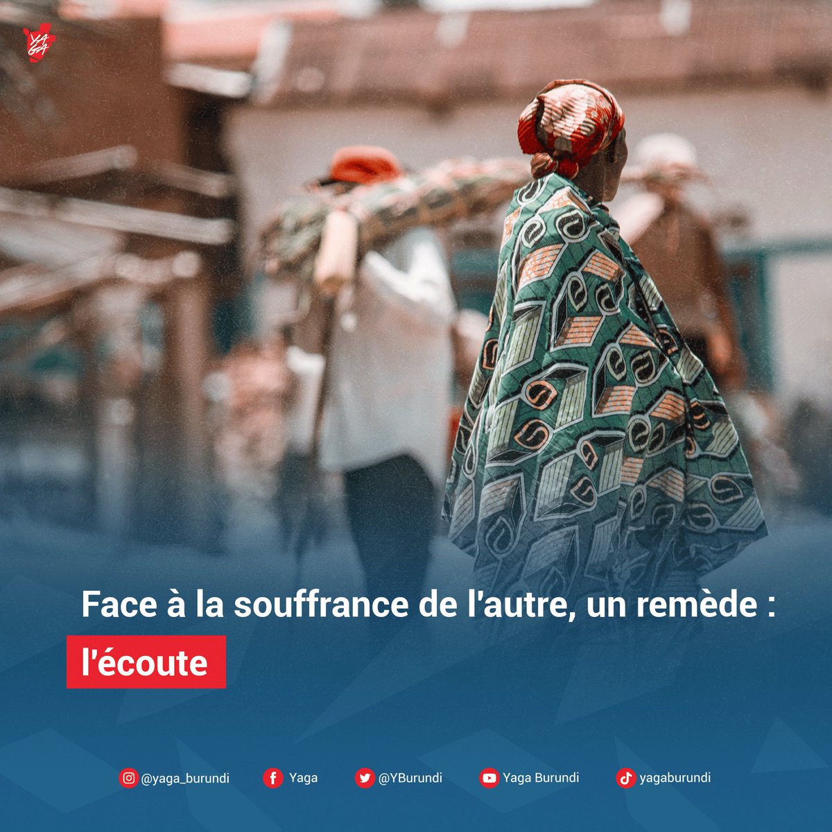 😉 Dans son 2e texte, <a href="/AnteaFriu/">Antea Paviotti</a> nous parle, à travers l'histoire poignante d'une dame de #Bugendana, de la place éminente de l'écoute pour la guérison de l'âme.

Ecouter l'autre, un chemin obligé pour une réconciliation effective. Réflexion à lire : rb.gy/hzs94