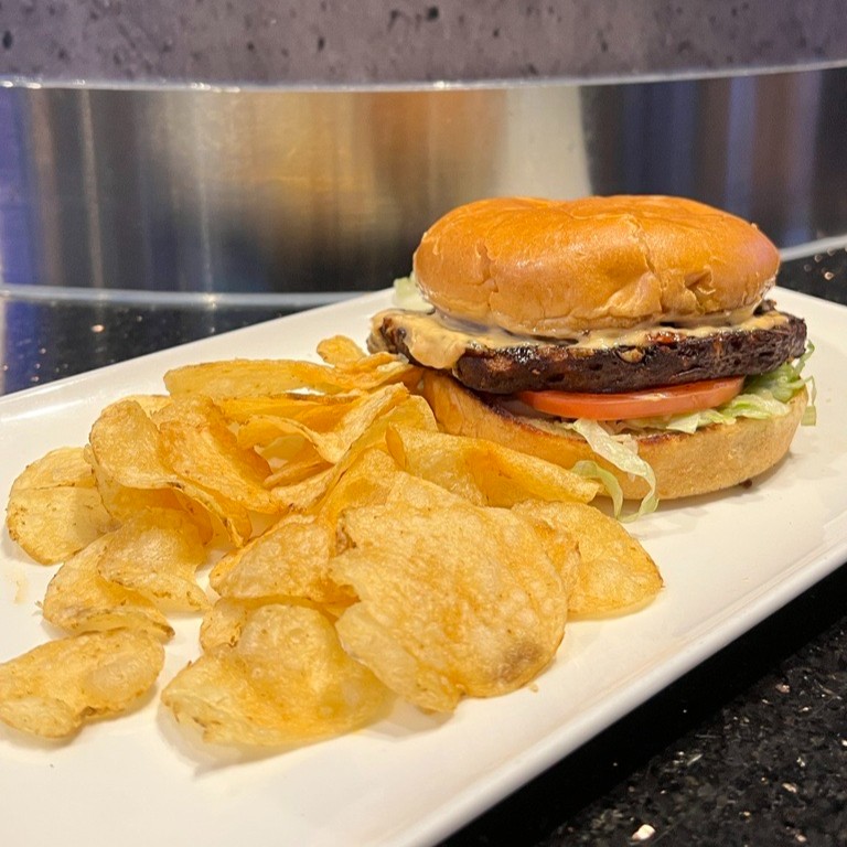 Our #BlackBeanBurger topped with chipotle aioli hits all the spots when you're craving some southwestern flair on #NationalVeggieBurgerDay! Stop by #BarstoolSportsbook Restaurant to try it!

Please play responsibly, for help visit mdgamblinghelp.org or call 1-800-GAMBLER.