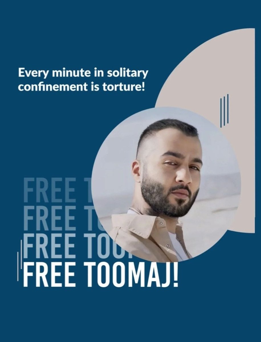 Free political prisoners! Stop executions in Iran! Save #Toomaj_Salehi life. Stop his solitary confinement!
#Mahsa_Amini
#HowHealthyIsToomajReally
@YeOne_Rhie
#IRGCterrorists