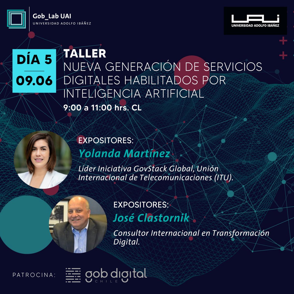 📌 4ta Feria de #InnovaciónPública | No te pierdas el taller gratuito de este viernes 9 de junio: “Nueva generación de servicios digitales habilitados por #InteligenciaArtificial. 

Exponen: <a href="/yolamtzm/">Yolanda Martinez</a> y <a href="/Clastornik/">Jose</a>

Inscríbete aquí ⬇️
bit.ly/3q4tL8K