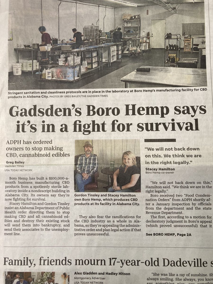 If Your CBD Brand does business in Alabama don't turn your back on us.  HELP US stop the Government Over Reach
#delta9 #hhc #thewhateverguy #delta8effects #delta8gummies #delta8cartridges #delta8flower 
bit.ly/3T0IlZ2