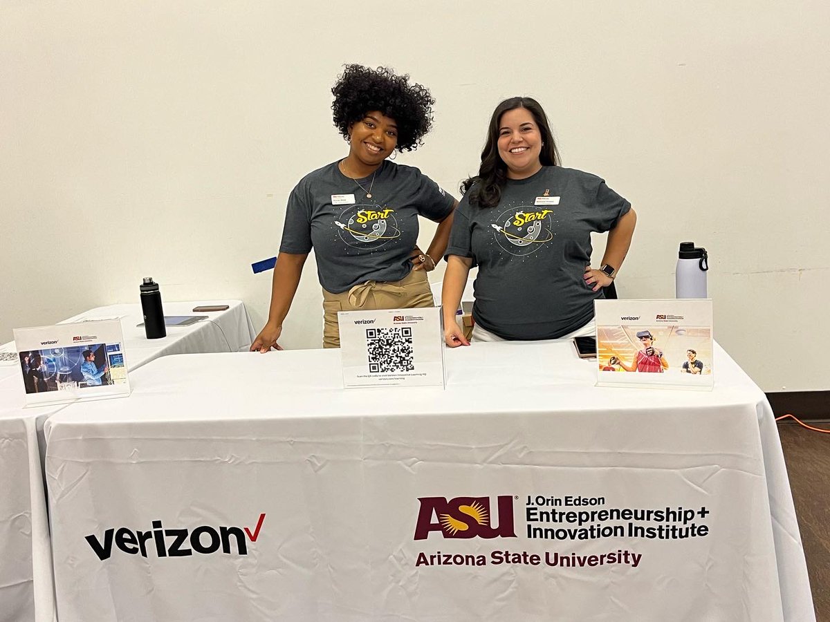 What an incredible time at @ComptonUnified STEAMFest 2023! The community is amazing and we had a chance to talk to educators, parents, and students about Verizon Innovative Learning HQ and the free resources we provide! So proud of our @EntrepreneurASU team!  @dpvils #GreenSTEAM