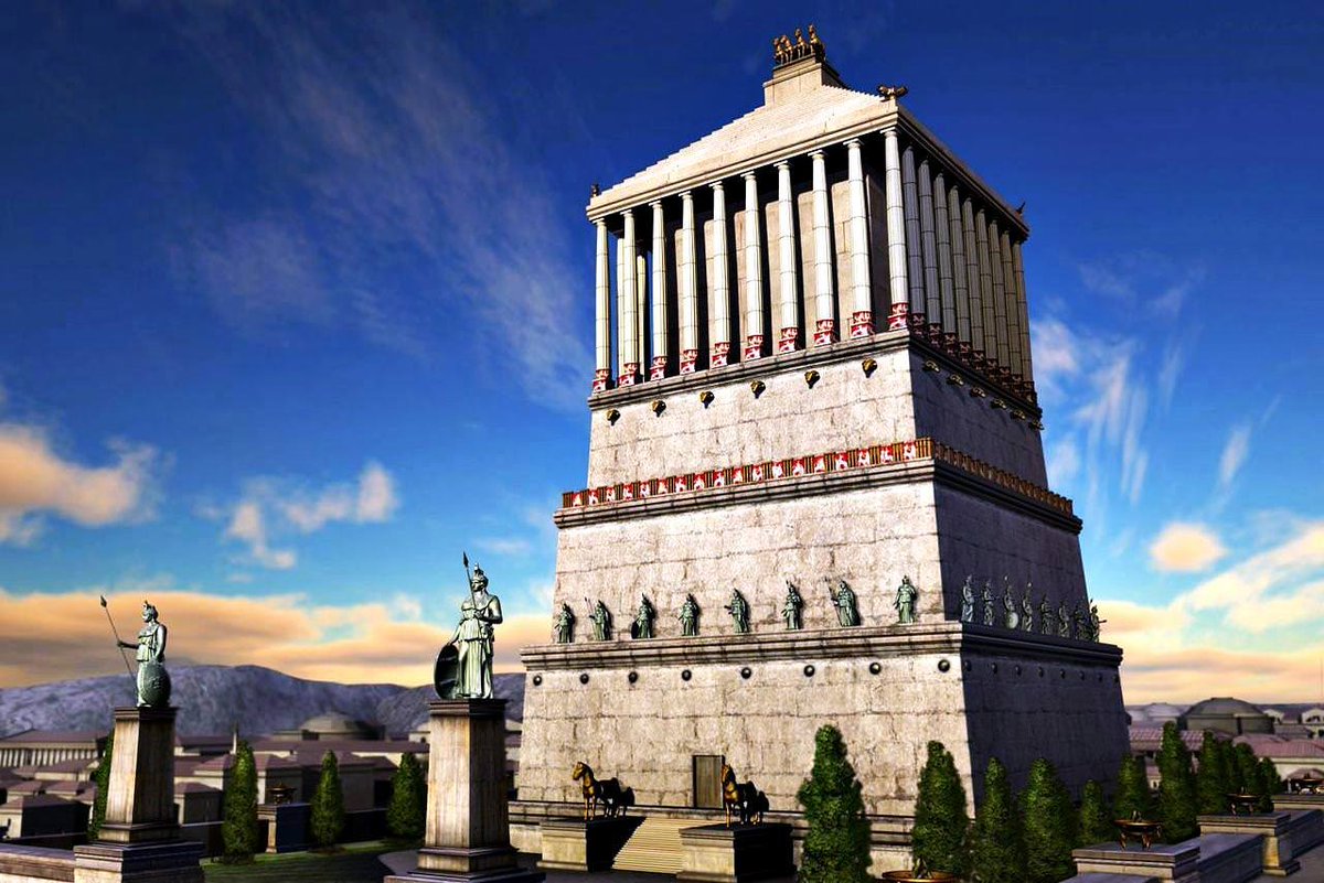 MAUSOLEMN is based on the 'mausoleum at halicarnassus' and a Tortoise