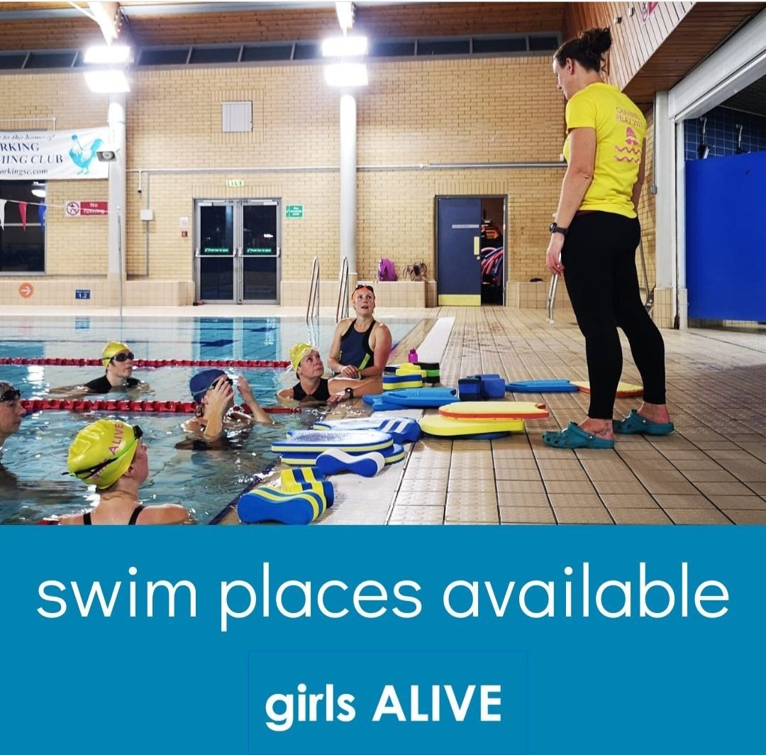 girls ALIVE (@girlsaliveuk) on Twitter photo We still have spaces available on our breaststroke to front crawl AND improvers front crawl swim sessions on Tuesday morning 9.30-10.30am at Dorking Leisure Centre.
contact enquiries@girlsalive.org.uk to book your place! We still have spaces available on our breaststroke to front crawl AND improvers front crawl swim sessions on Tuesday morning 9.30-10.30am at Dorking Leisure Centre.
contact enquiries@girlsalive.org.uk to book your place!
