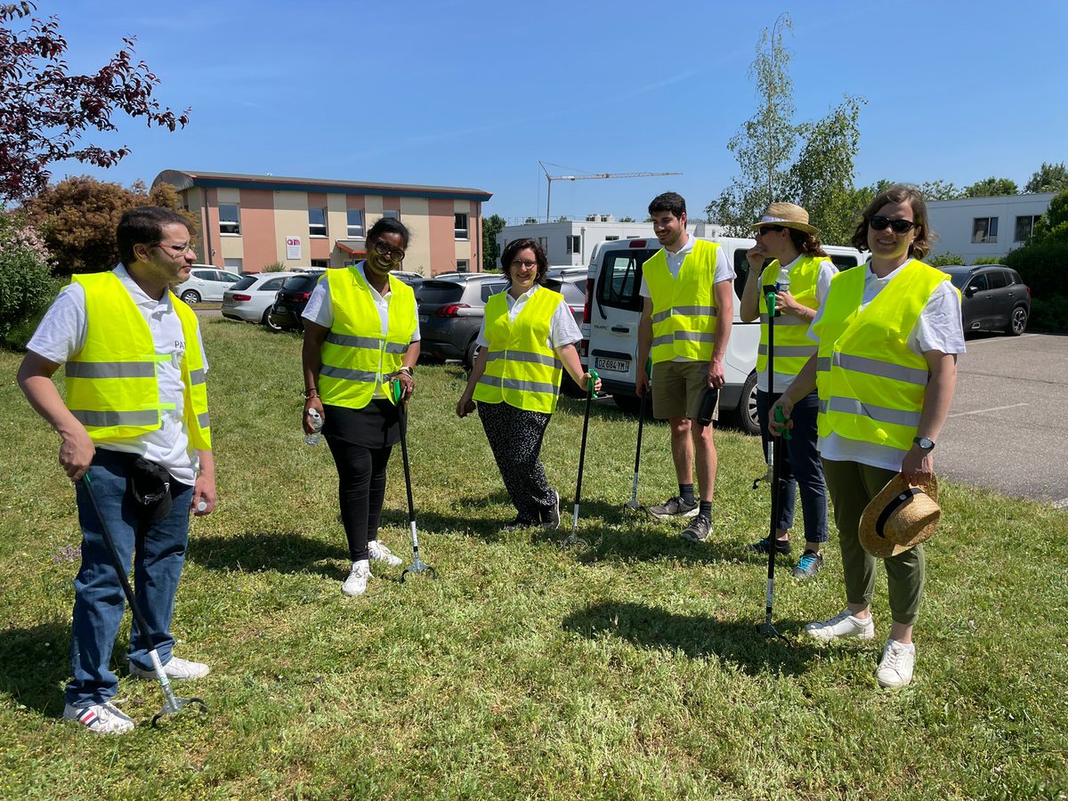 Retour sur l'opération grand nettoyage nature du Technopôle Nancy Henri Poincaré de vendredi 🧹
🤝 PAT et ses salariés volontaires se sont engagés dans cette action #écoresponsable et #inclusive  organisée par l'association <a href="/NBTECH54/">NB TECH</a> 
#JournéeMondialeDelEnvironnement