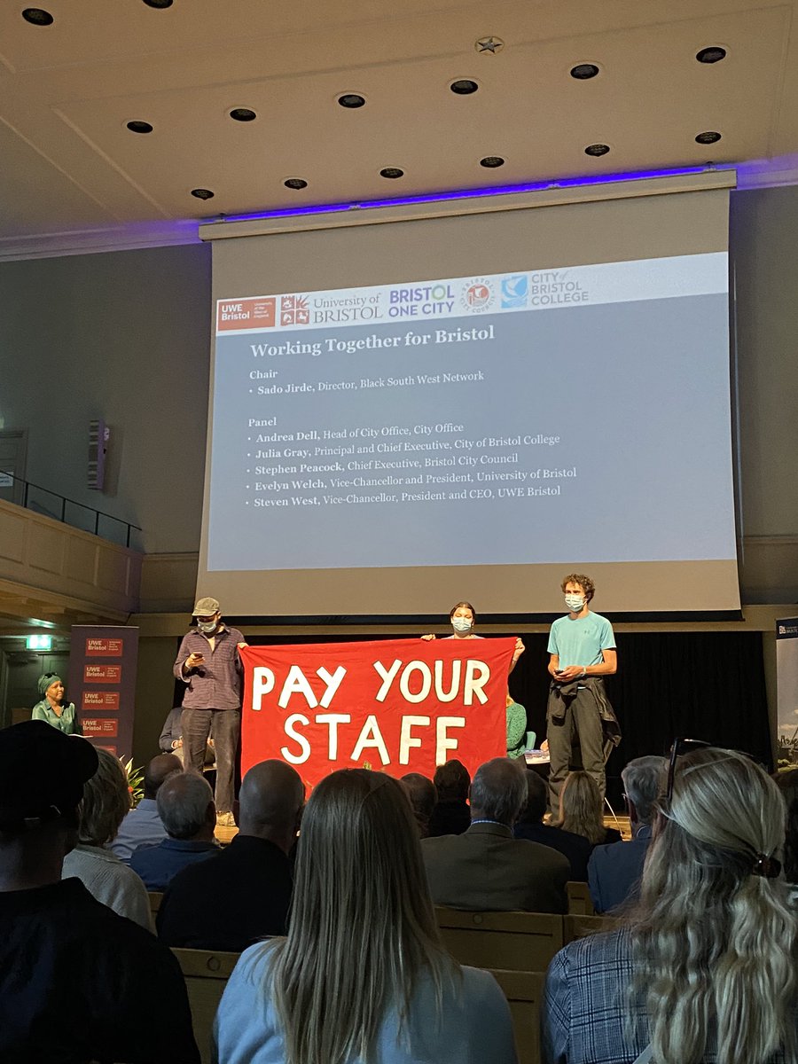 Brilliant intervention from our students <a href="/ucu/">UCU</a> <a href="/Bristol_UCU/">Bristol UCU</a>