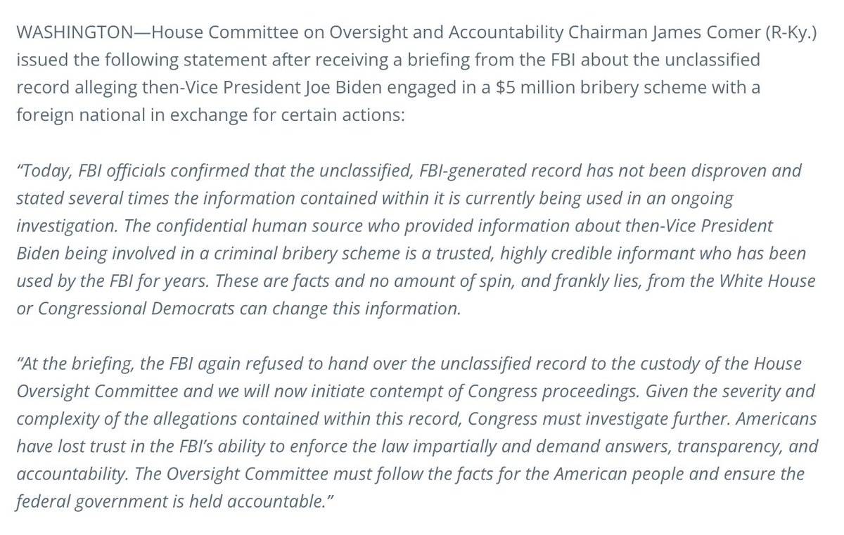 Rep. James Comer tweet media