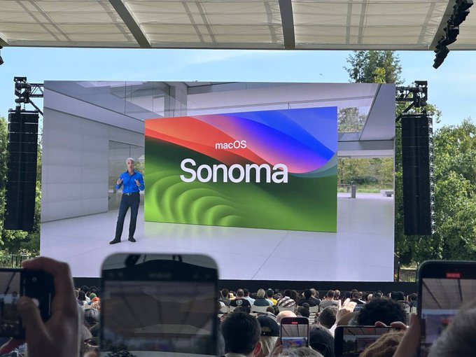 alraya_n's tweet image. #مؤتمر_ابل | الكشف عن اسم نظام #mac_OS الجديد: #Sonoma 
#جريدة_الراية #WWDC23 #AppleEvent