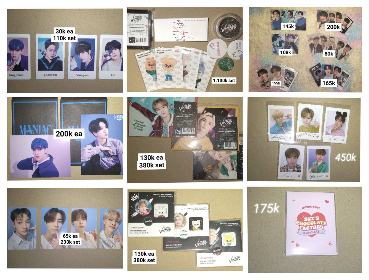 WTS AAB SKZ

• details on pic
√ splitpay, splitco, sharing

📍Dom jkt, ina
📌 All gudcon, unless stated otherwise

T. Straykids dfesta maxident jiniret pc minpos 4frame greenproject japan pola the victory lightstick keyring nacific R11 chocolate factory fanmeet 1st gen