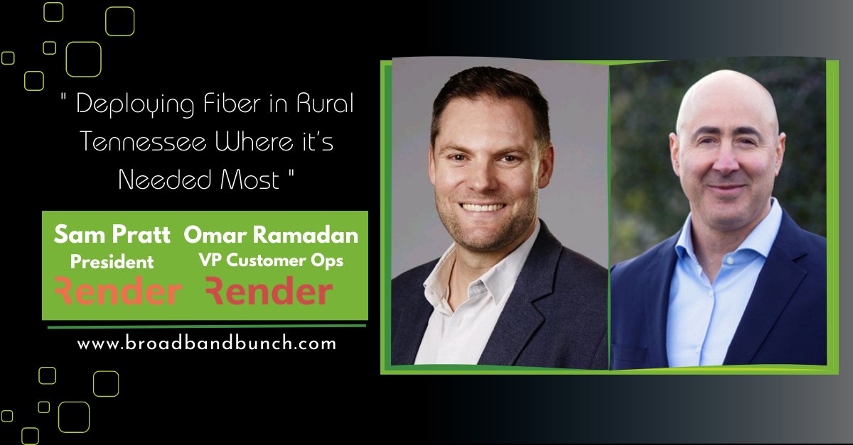ETI_Software's tweet image. #throwbackpost This episode hubs.la/Q01NvnVS0 of @PodcastBunch features Sam Pratt and Omar Ramadan giving us an overview of @RenderNetworks's technology, Its benefits, their global footprint and more
#ruralinternet #connectivity #digitaldivide #communitybroadband #wireless