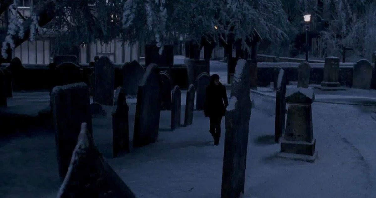 40 tonnes of synthetic snow was used to create Christmas at Godric's Hollow.