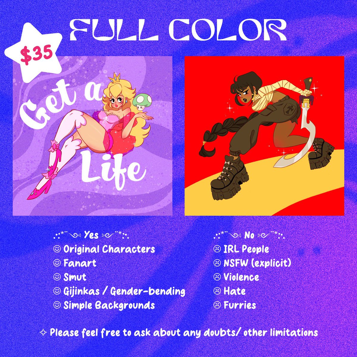 bunniibatt's tweet photo. Haiiiihai✨✨ I also have a commission sheet so my DM’s are open! 

I’ll be opening up myself to only 3 slots for now ✨🐰🦇

#artist #art #artwork #drawing #fanart #commisionart #illustration #MonsterGirls #sketch #digitalart #artoftheday #HorrorArt #draw #design https://t.co/7ezAJnKM78