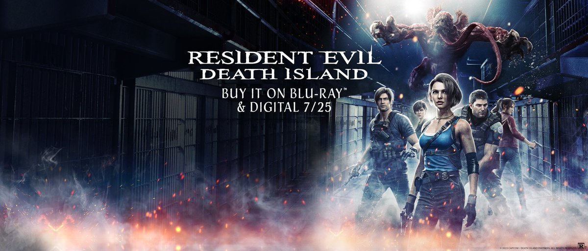 Resident Evil Death Island  

Blu-Ray & Digital 25 July 

#REBHFun #ResidentEvil