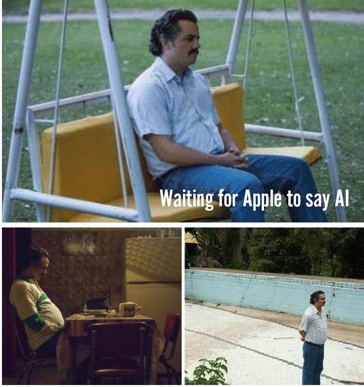 icreatelife's tweet photo. Just say machine learning instead.. 
#WWDC23 https://t.co/uZLphPqYn0