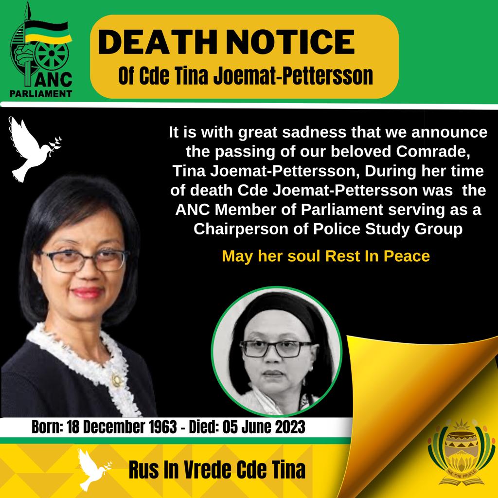 #RIPTinaJoematPetersson