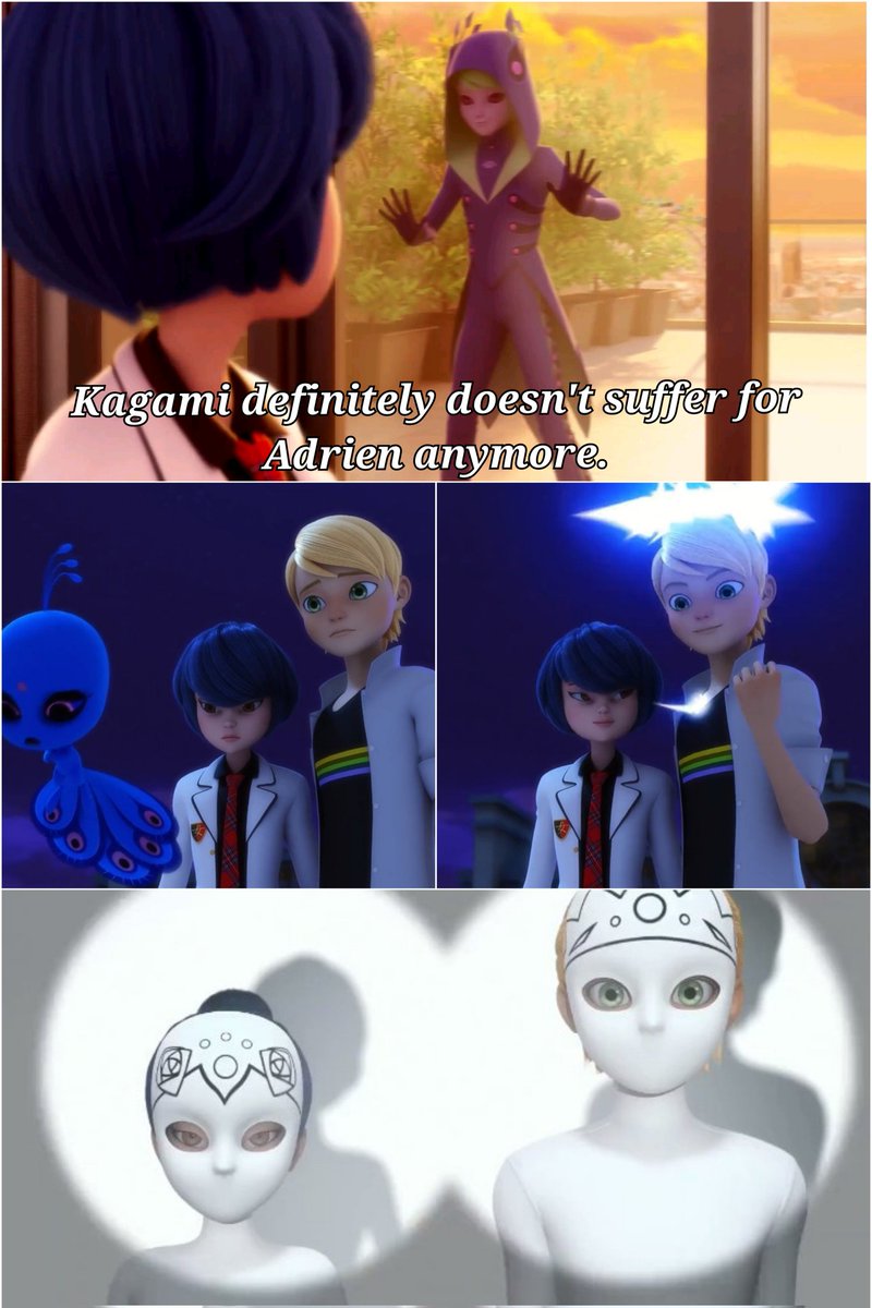 #MLBS5Spoilers
Kagami definitely doesn't suffer for Adrien anymore.