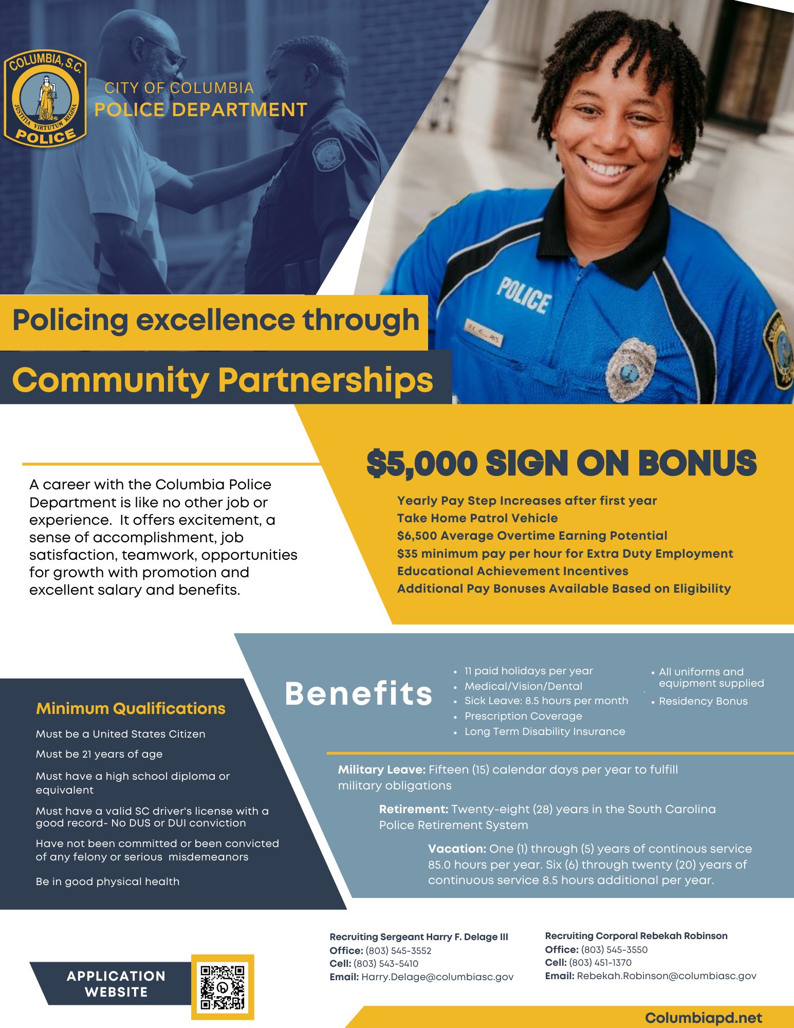 Columbia Police Dept on X: &ldquo;And if YOU are interested in 
