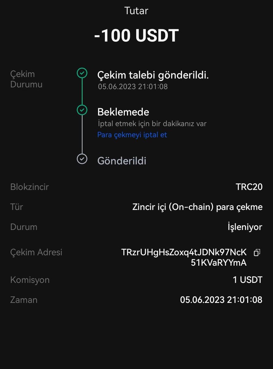 Piyasa düşerken kazandık madem, öyleyse 100$'la başladık ÖDÜL dağıtmaya, peşinden 7-8 tane daha geliyor. Hazırlanın.. 🔥