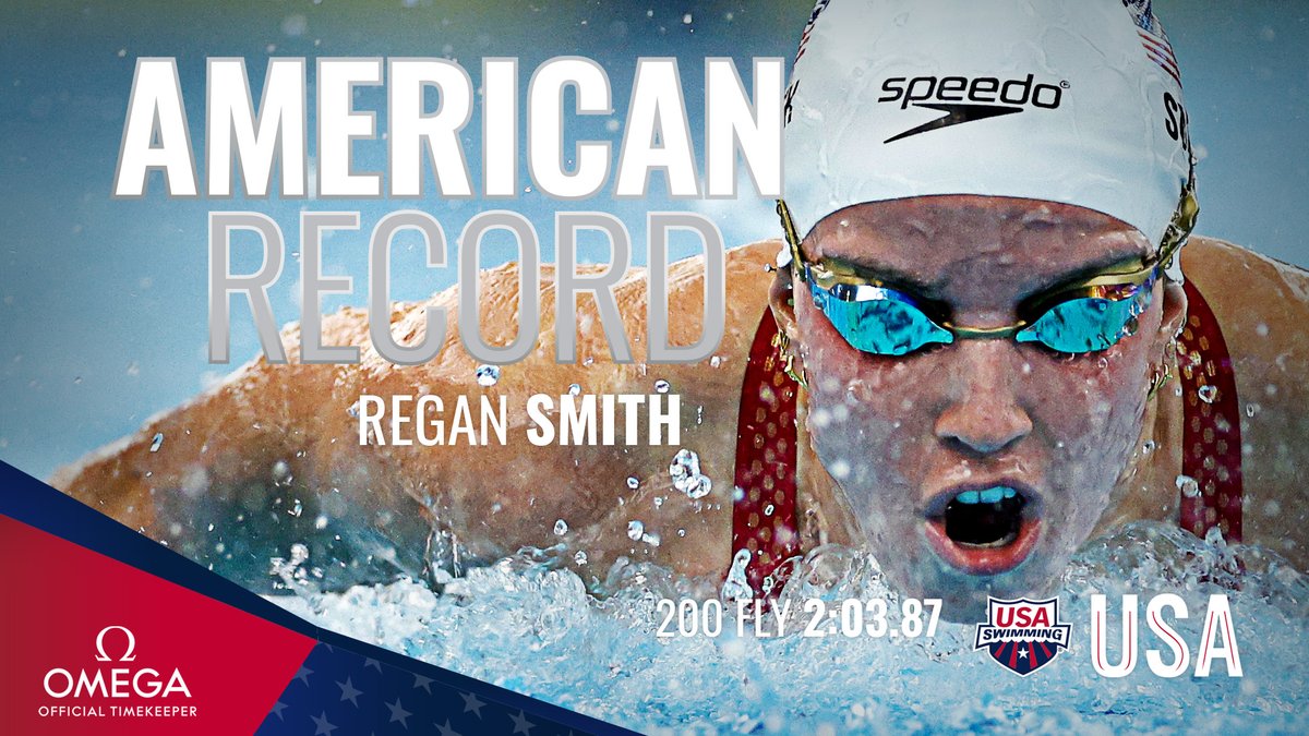 AMERICAN RECORD 🚨

<a href="/reganesmith4/">Regan Smith</a> gets the 🥇 in the 200m fly ZOOMING💨 in with a 2:03.87 at the Sun Devil Open!!