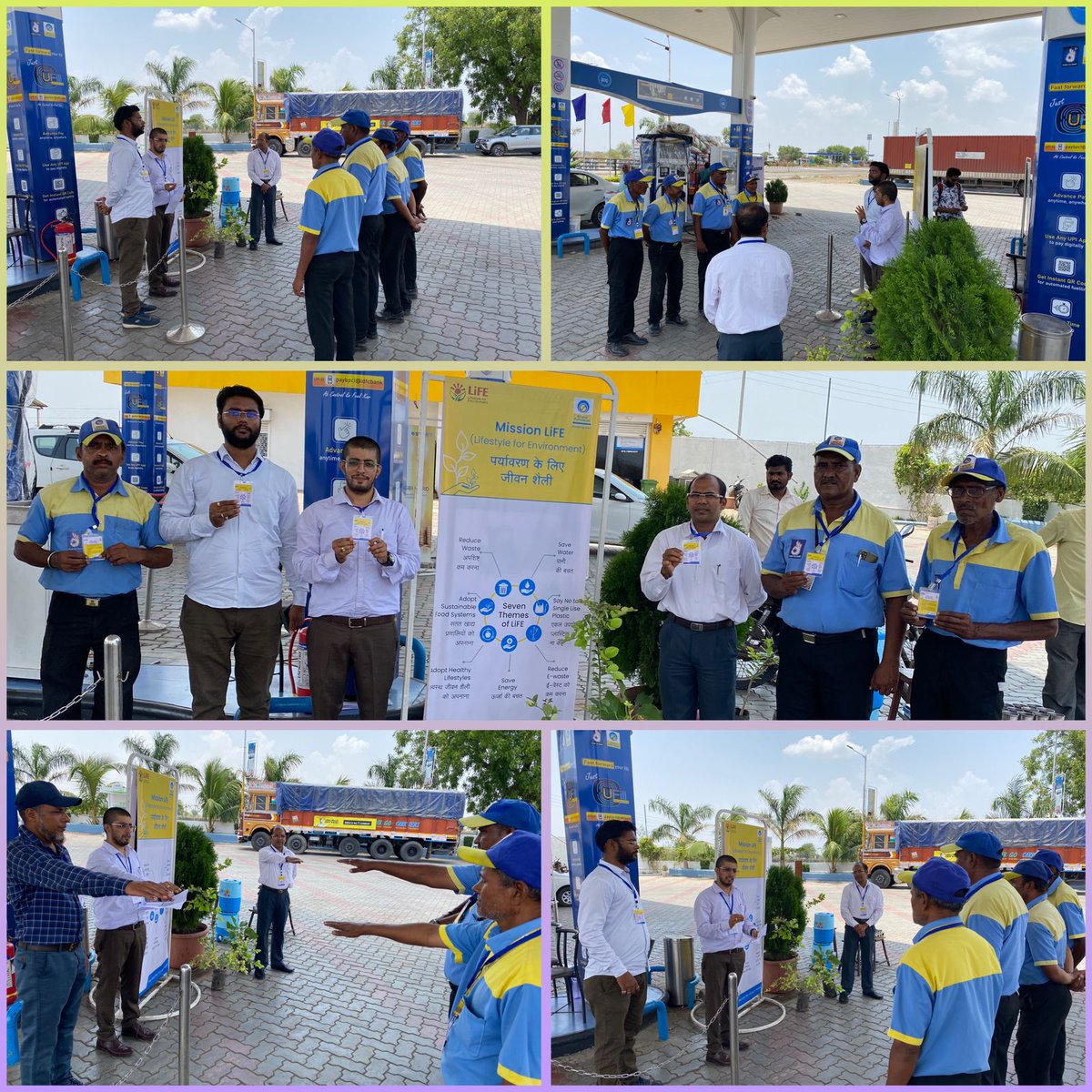BPRetailManmad's tweet photo. As part of MISSION LiFE - LiFEStyle For Environment &amp; on occasion of World Environment Day, BPCL Jalgaon Sales Area ROs took the pledge to Save Environment and distributed Saplings to our beloved customers.  
@BPCLimited @BPCLRetail @rakeshsinhabpc @subhankarRcgc https://t.co/HObM7z1OPs